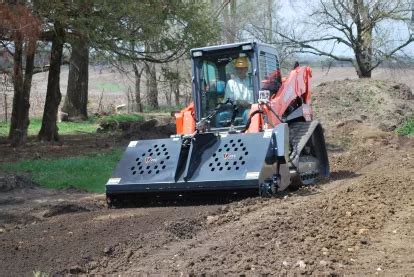 rockhound on skid steer|stone picker for rent.